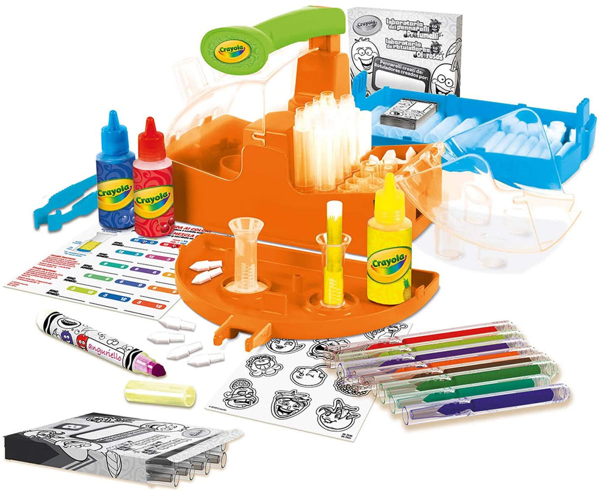 CRAYOLA, Laboratorio dei pennarelli multicolori, per bambini e bambine a  partire dai 6 anni, Crea i tuoi pennarelli personalizzati