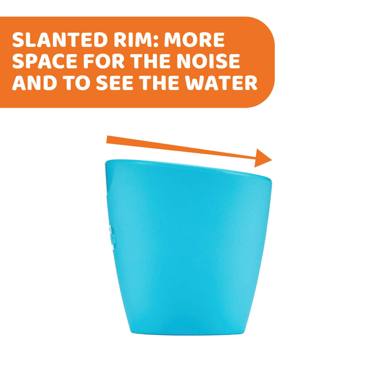 BICCHIERE SILICONE AZZURRO CHICCO