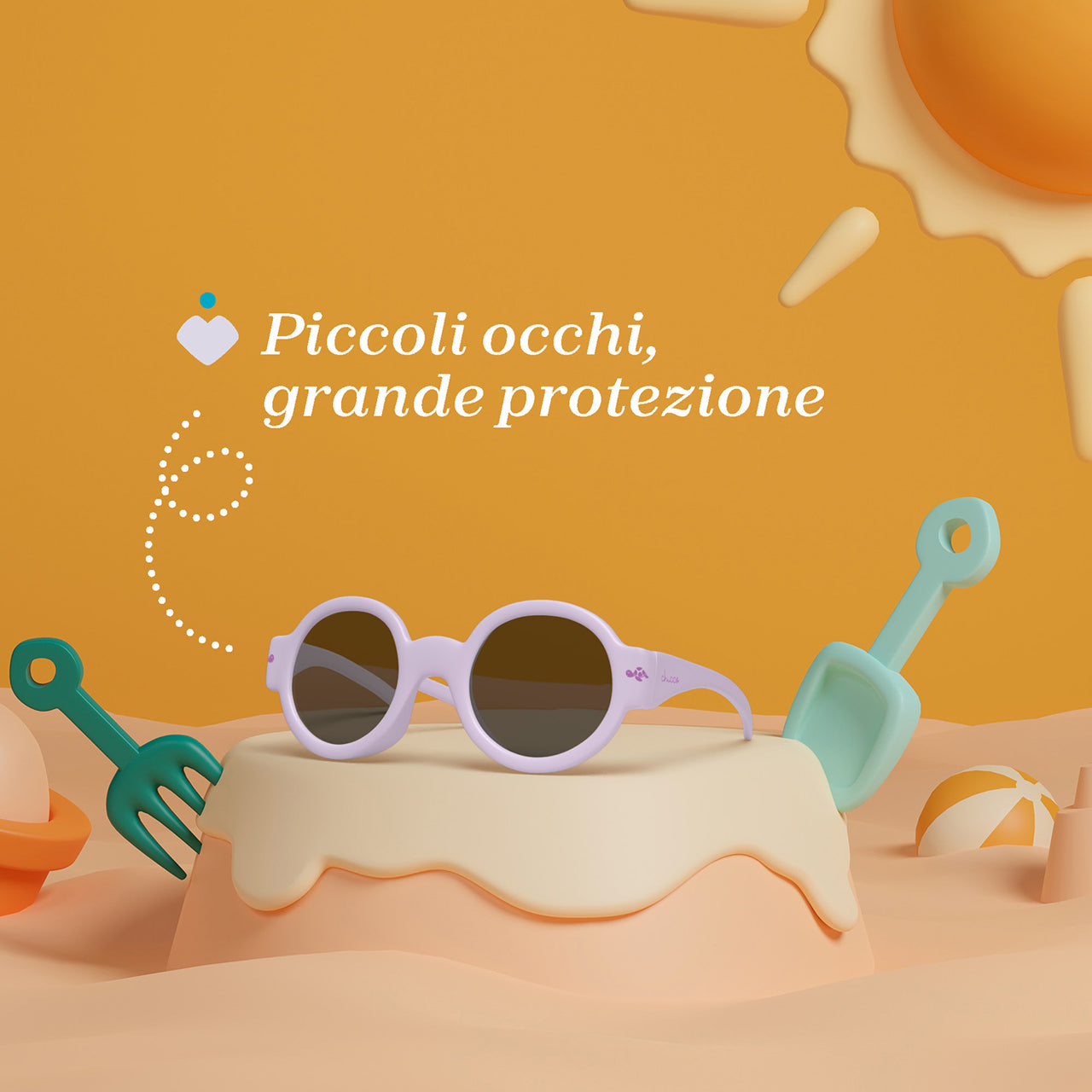 OCCHIALE DA SOLE 0+ LILLA CHICCO GIRL