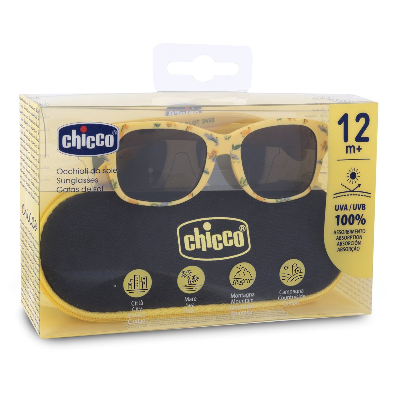 OCCHIALE 12+ GIALLO CHICCO