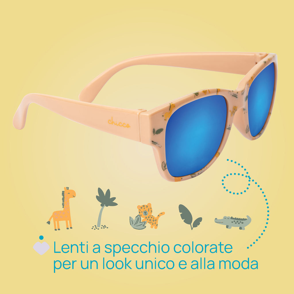 OCCHIALE 12+SPECCHIO ROSA CARNE CHICCO