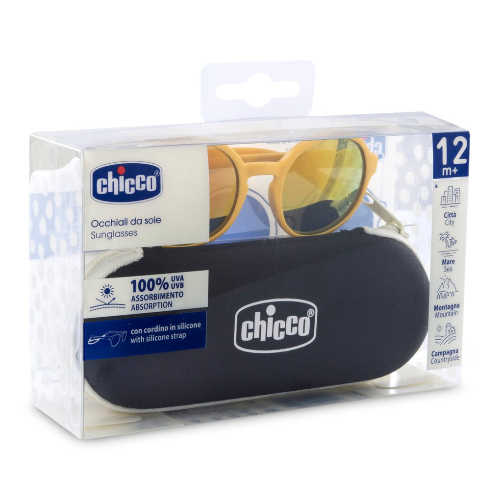 OCCHIALE 12M+ GIALLO LENTI SPECCHIO CHICCO