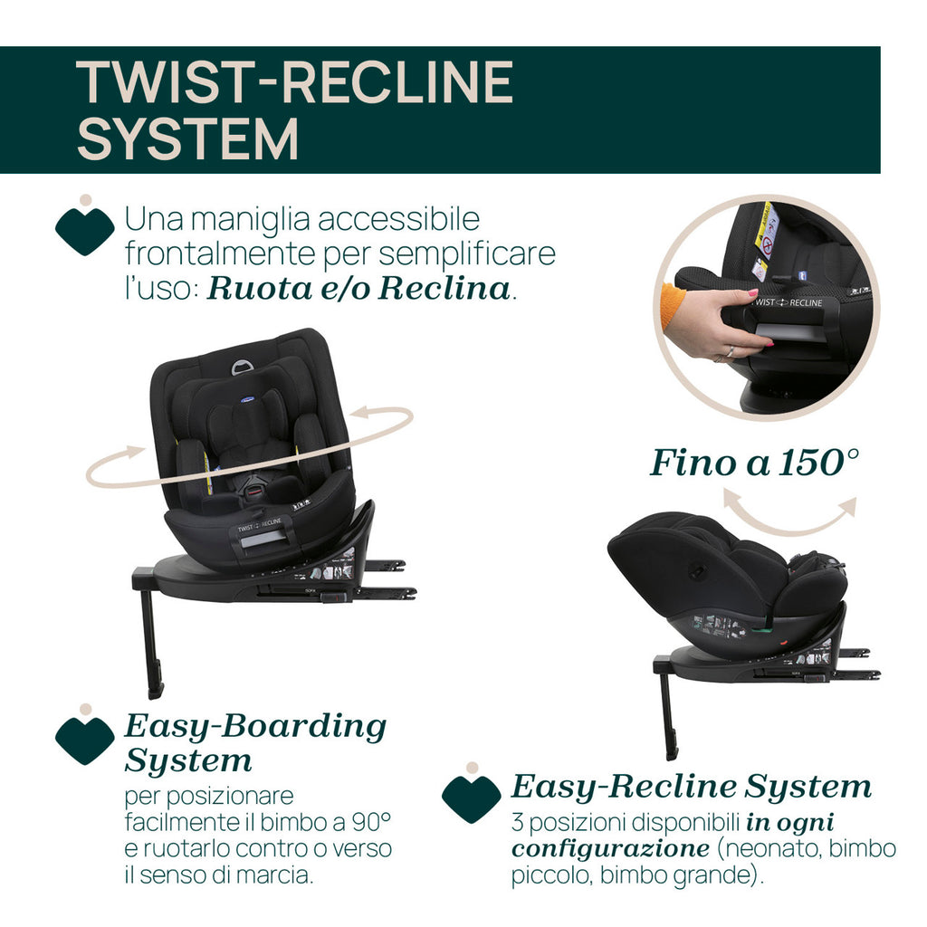 SEGGIOLINO AUTO EVERONE I.SIZE 40/150 CHICCO