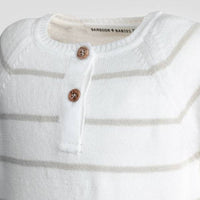 MAGLIA RIGHE MANICHE CORTE BAMBOOM BOY