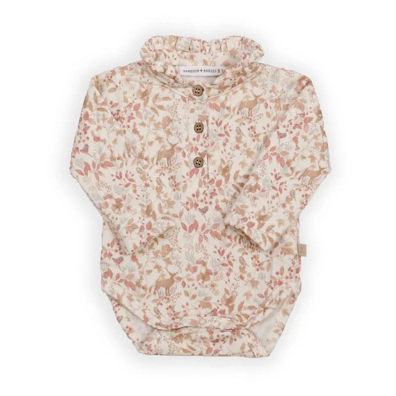 BODY A POLO CON COLLETTO VOULANT BAMBOOM GIRL