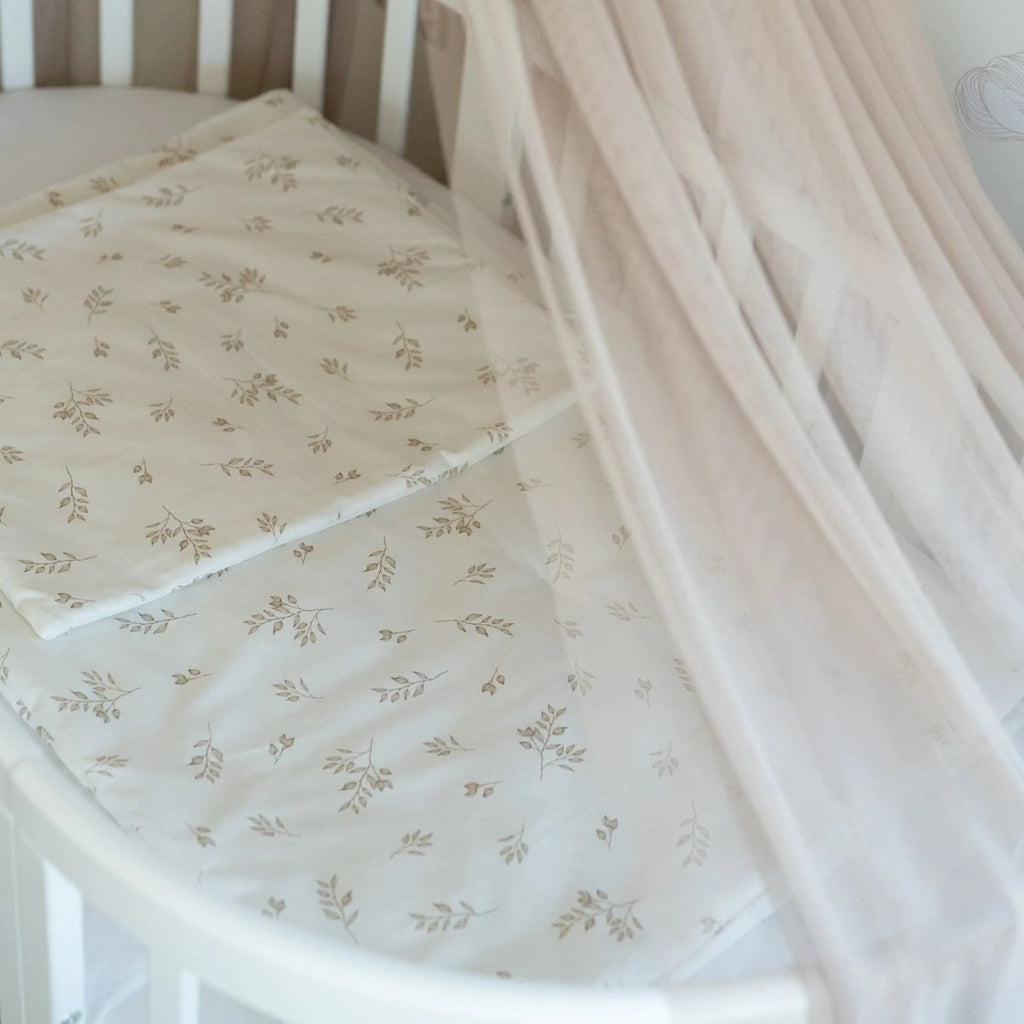 SET LETTINO FOGLIOLINE MARRONI WALDIN
