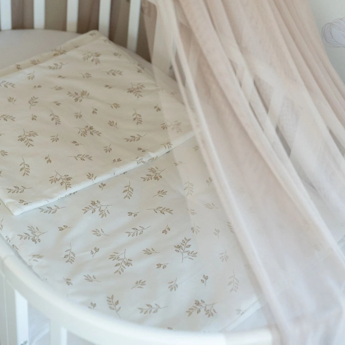 SET LETTINO FOGLIOLINE MARRONI WALDIN