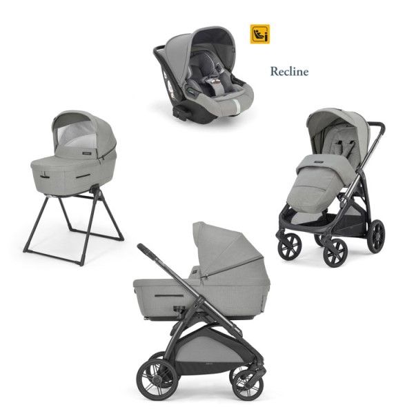 SISTEMA QUATTRO APTICA CON DARWIN RECLINE SATIN GRAY
