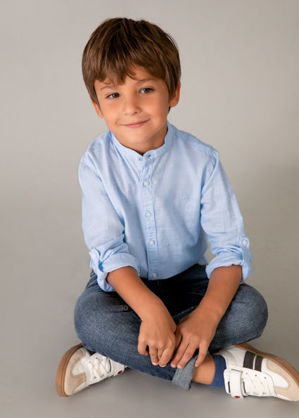 CAMICIA COREANA LINO MAYORAL BOY