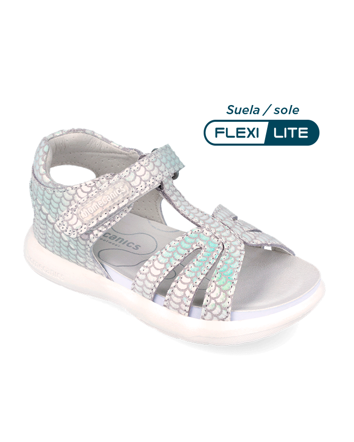 SCARPA SANDALO ARGENTO BIOMECANICS GIRL