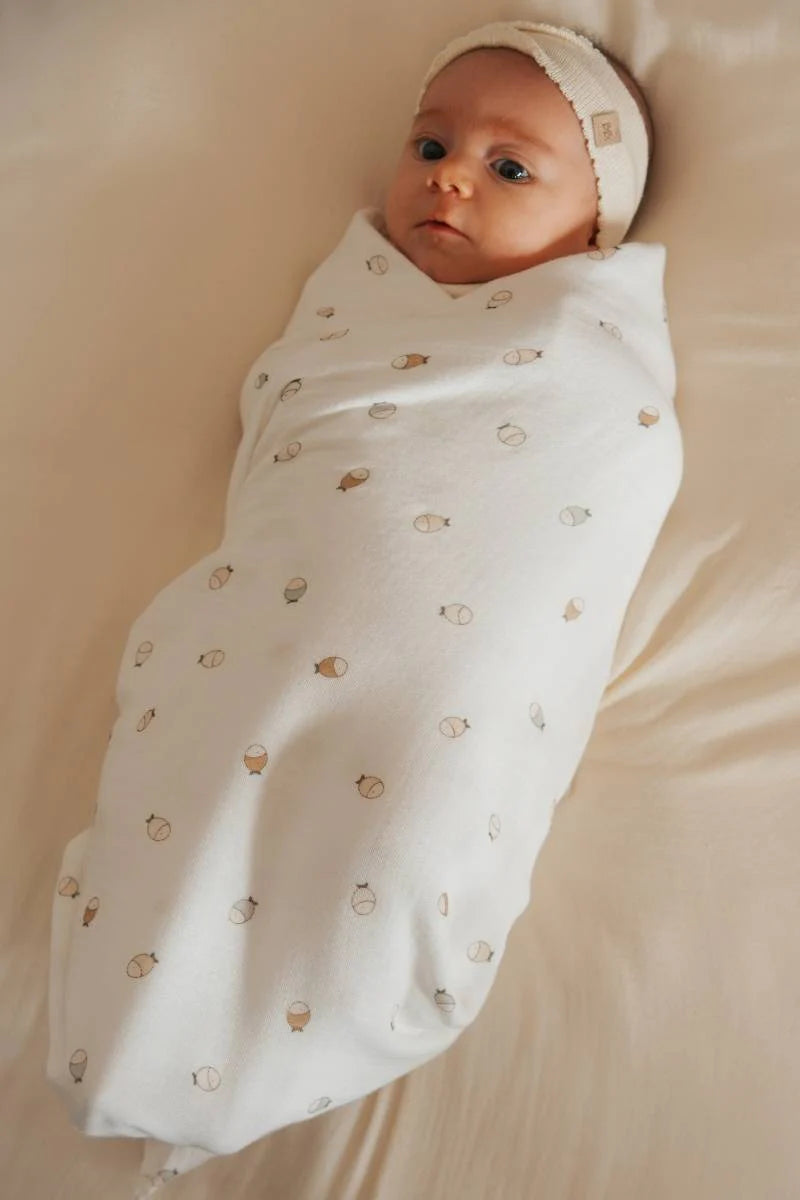 SWADDLE XL 2PZ FISHES  BAMBOOM