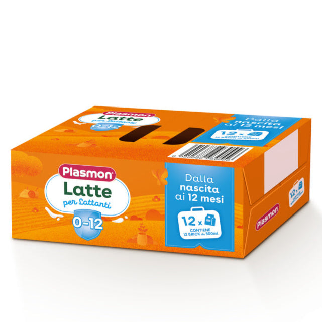LATTE PLASMON 12X500ML 0-12