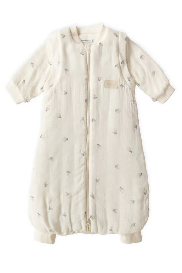 SACCO NANNA TOG2.2 18/36 MANICHE E PIEDINI FISHES BAMBOOM