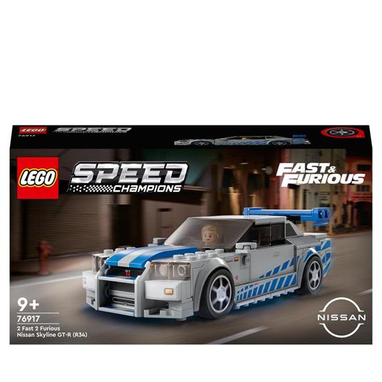 LEGO TECNIC 9+ Nissan Skyline GT-R R34 Fast & Furious buildable car model toy