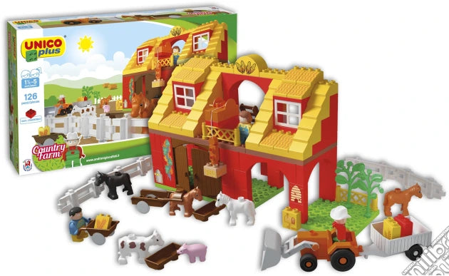 GIOCO MATTONCINI COUNTRY FARM UNICO PLUS