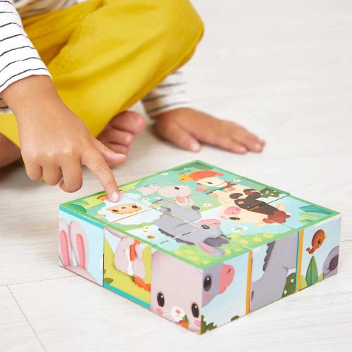 GIOCO CUBI ANIMALI DELLA FATTORIA JANOD
