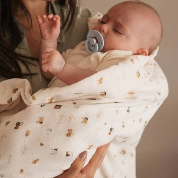 SWADDLE XL THE FARM BAMBOOM