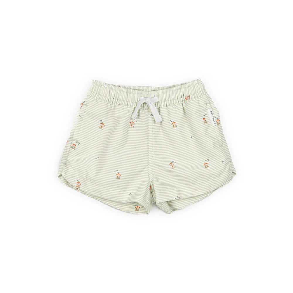 COSTUME PANTALONCINO RIGHE BAMBOOM BOY