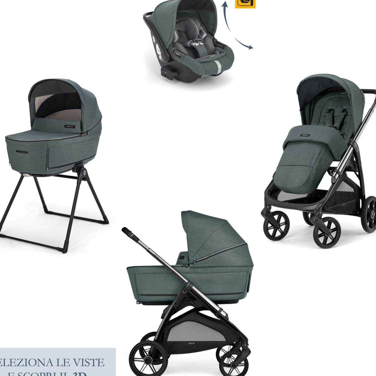 SISTEMA QUATTRO APTICA 2025 DARWIN RECLINE INGLESINA