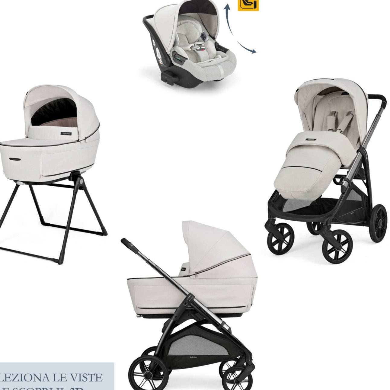 SISTEMA QUATTRO APTICA 2025 DARWIN RECLINE INGLESINA