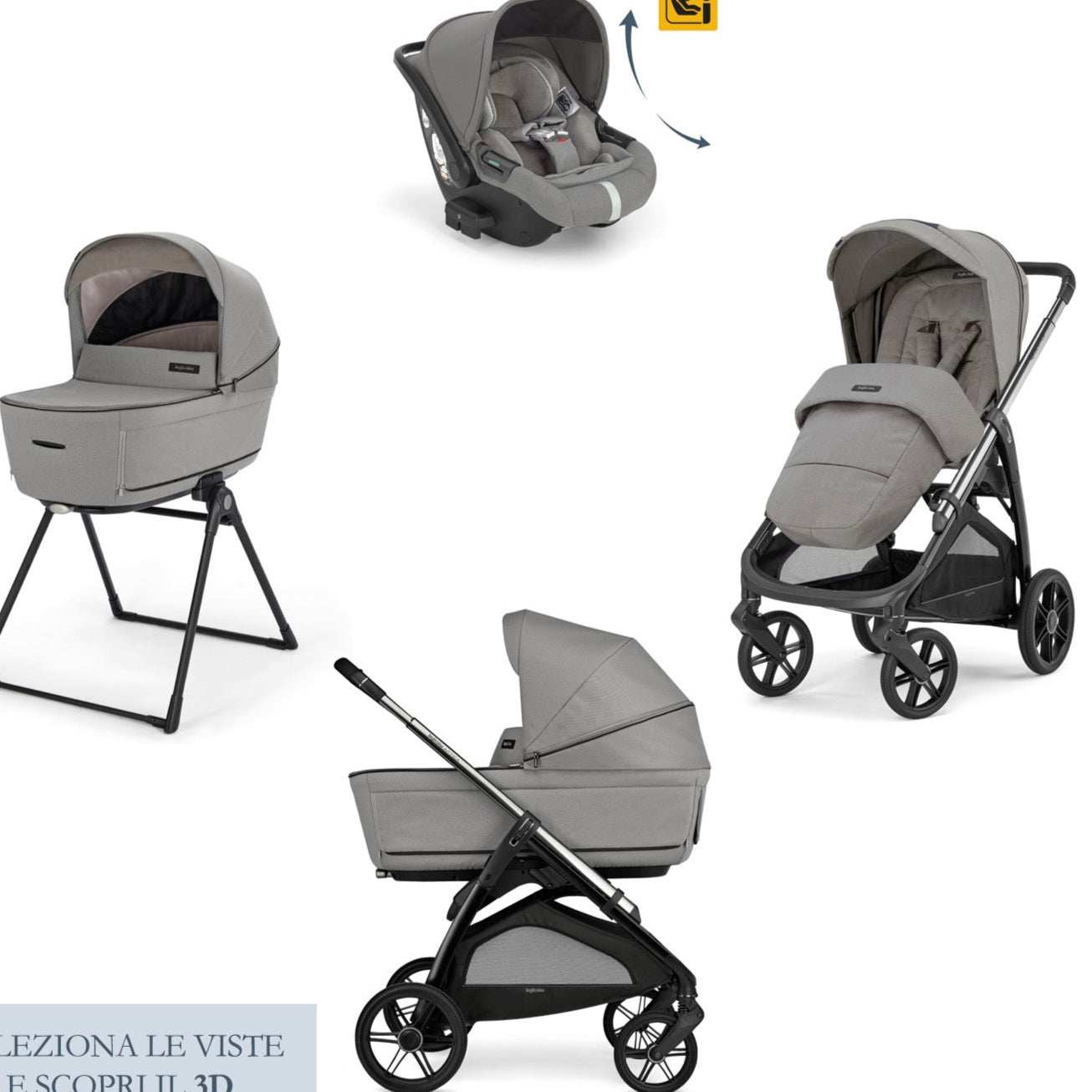 SISTEMA QUATTRO APTICA 2025 DARWIN RECLINE INGLESINA