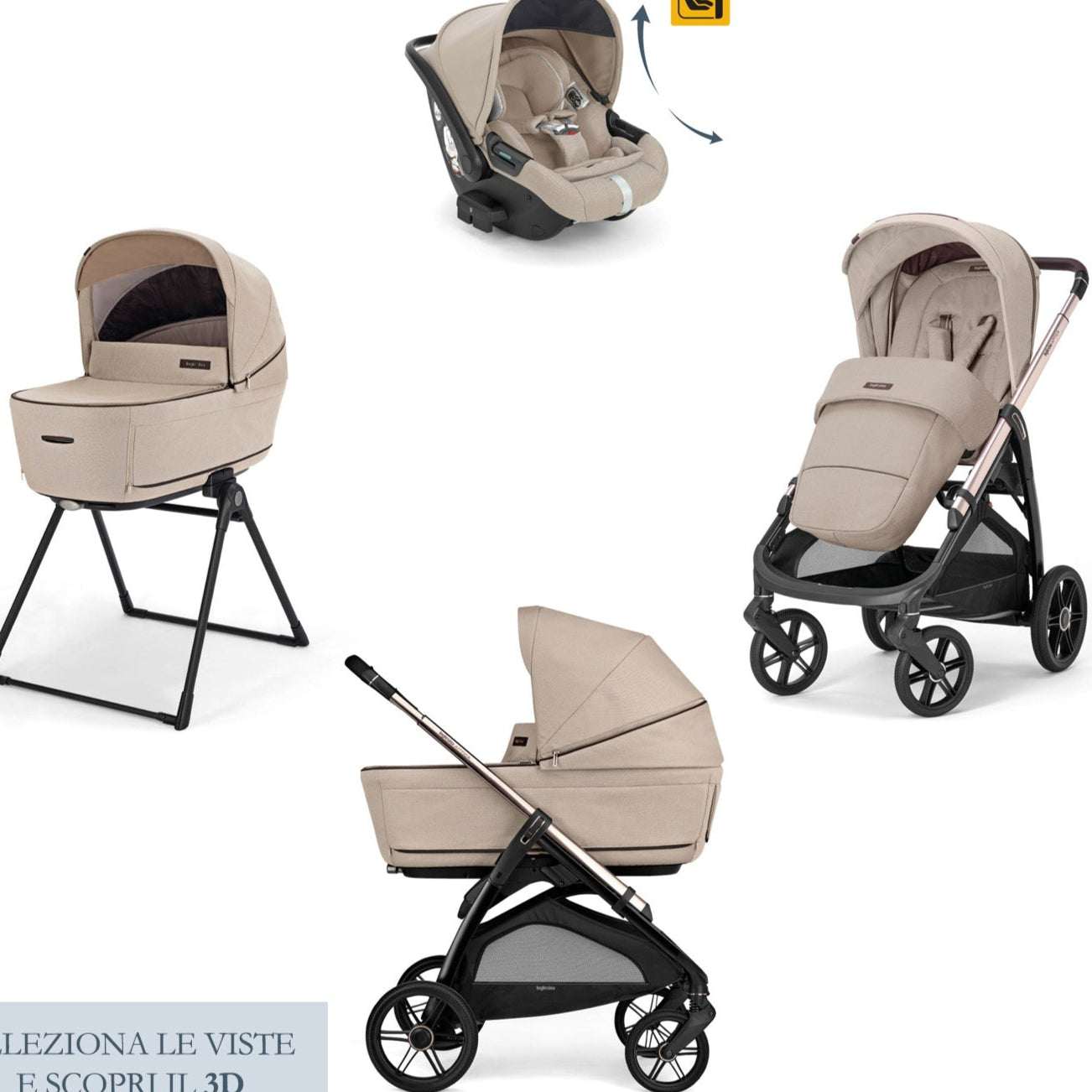 SISTEMA QUATTRO APTICA 2025 DARWIN RECLINE INGLESINA