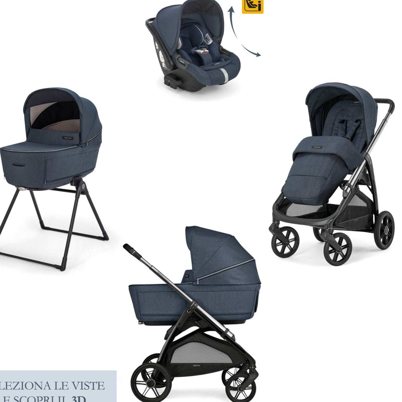 SISTEMA QUATTRO APTICA 2025 DARWIN RECLINE INGLESINA