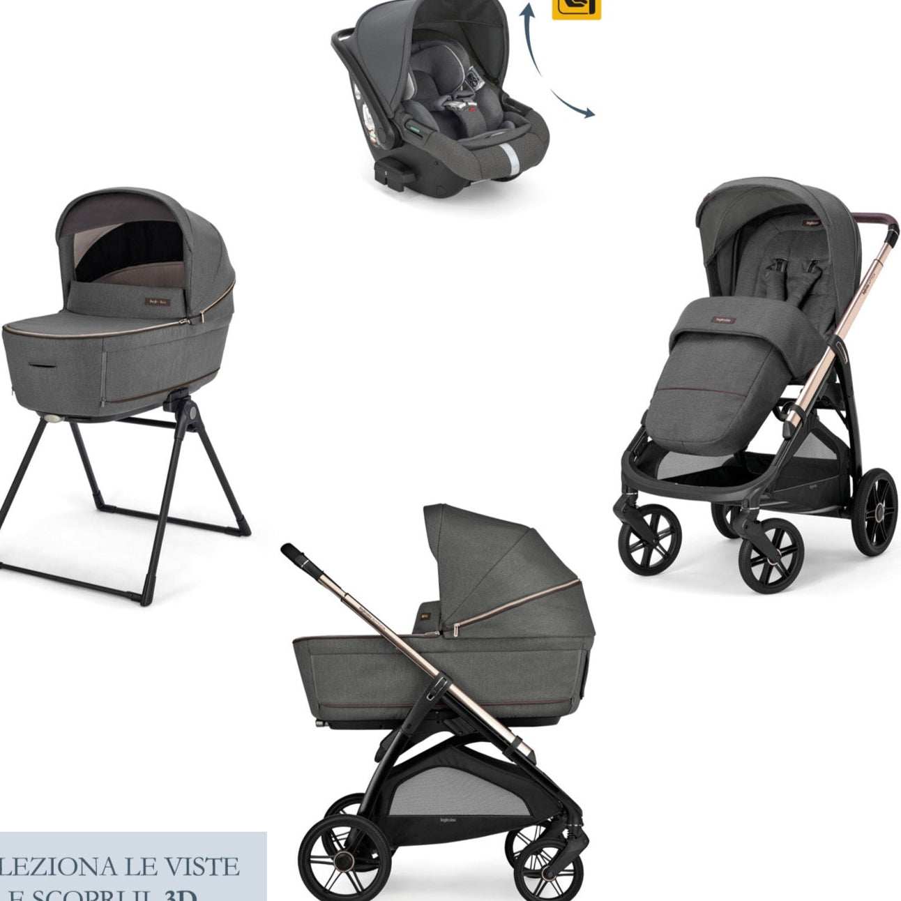 SISTEMA QUATTRO APTICA 2025 DARWIN RECLINE INGLESINA