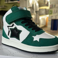 SCARPA SNEAKER WHITE GREEN AMERICAN STARS BOY