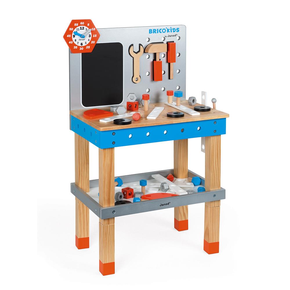 banco magnetico gigante in legno gioco in legno con attrezzi e accessori per bambini