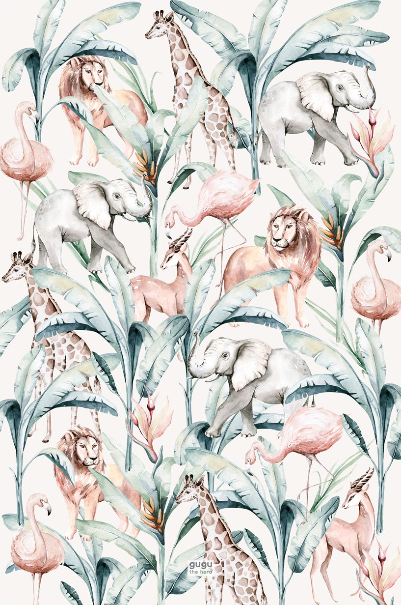 TAPPETO GUGU THE HERO AFRICAN LIFE RETTANGOLARE