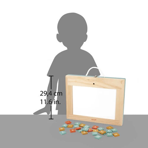 GIOCO LAVAGNA VALIGETTA LETTERE JANOD