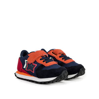 SCARPA SNEAKER DARK BLUE RED ATLANTIC STARS BOY