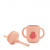 BICCHIERE SILICONE OCTOPUS SASSI