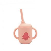 BICCHIERE SILICONE OCTOPUS SASSI