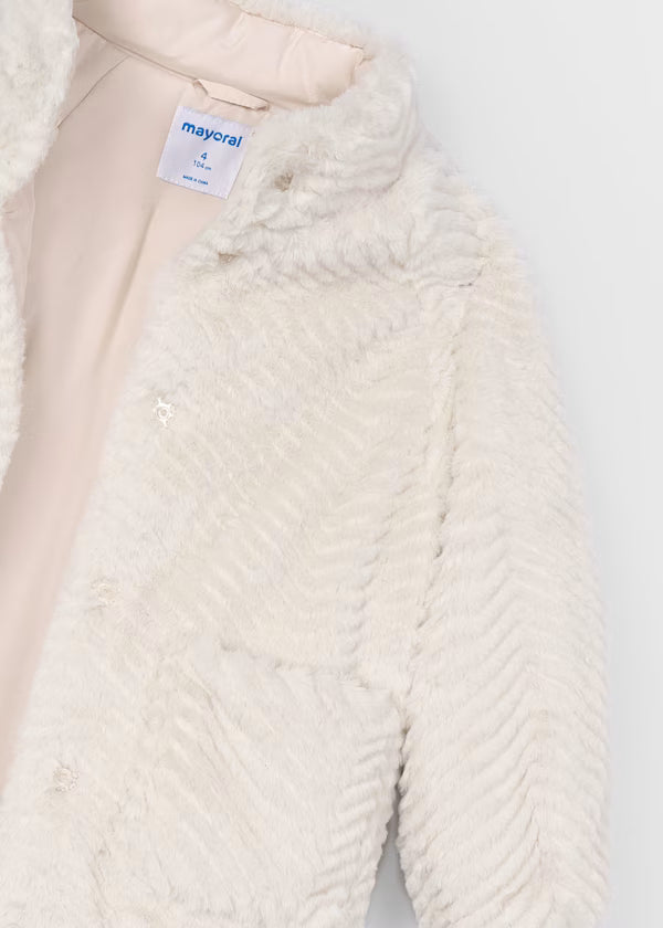 CAPPOTTO PELLICCIA MAYORAL GIRL