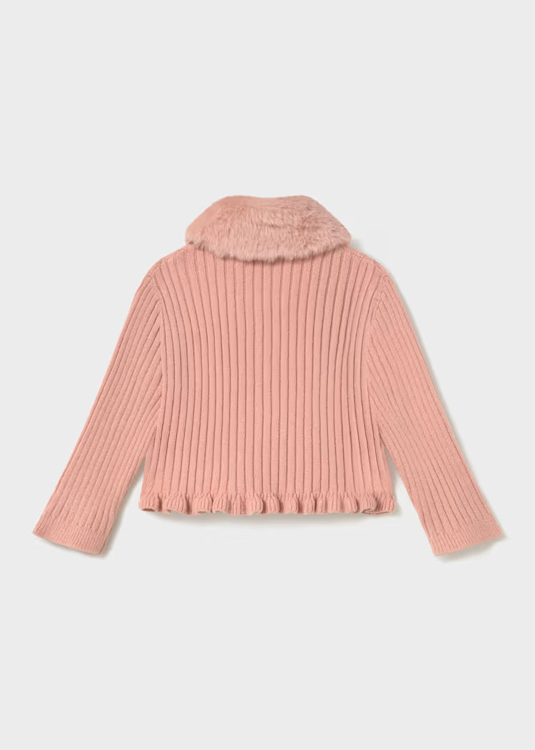 CARDIGAN TRICOT COL. PELL. MYORAL GIRL