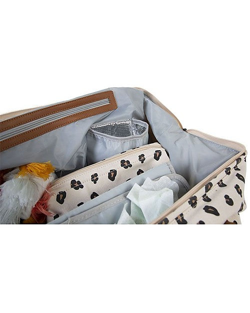 BORSA  MOMMY BAG LEOPARDATO