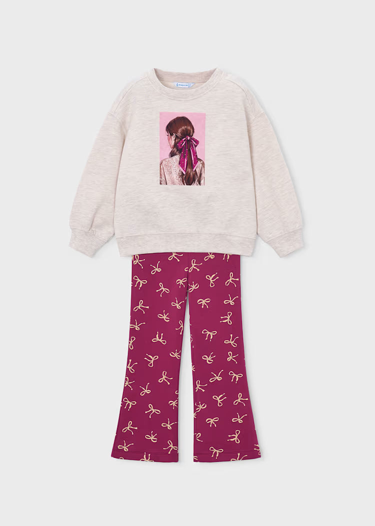 COMPLETO LEGGINS STAMPA MAYORAL GIRL