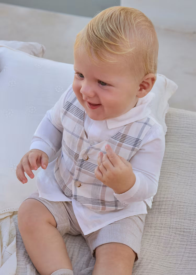 COMPL. PANT.CORTO+GILET MAYORAL BOY