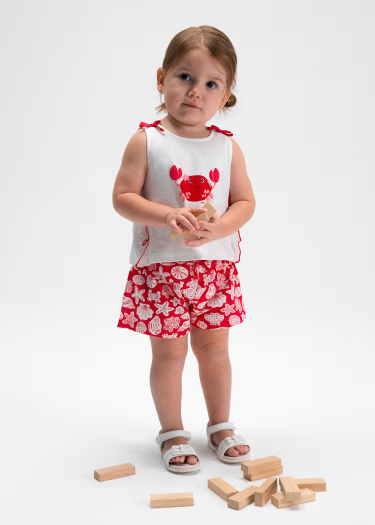 COMPL.SHORT STAMPATO MAYORAL GIRL