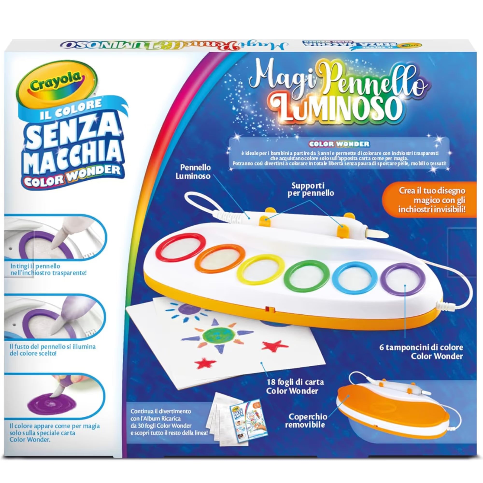 GIOCO MAGIPENNELLO LUMINOSO CRAYOLA