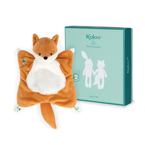 GIOCO DOUDOU LEONARD plush fox toy with bright colors and gift box by Kaloo
