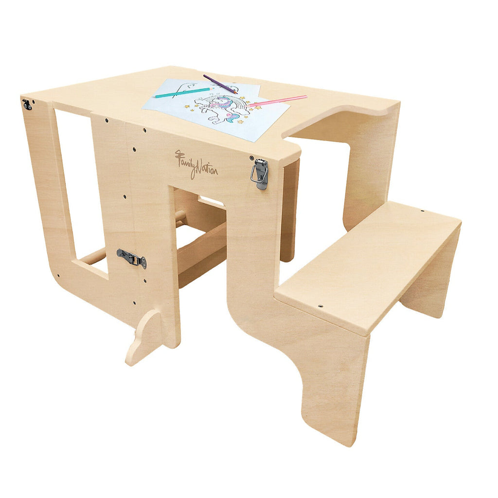 TORRE DI APPRENDIMENTO  MONTESSORI 2IN 1