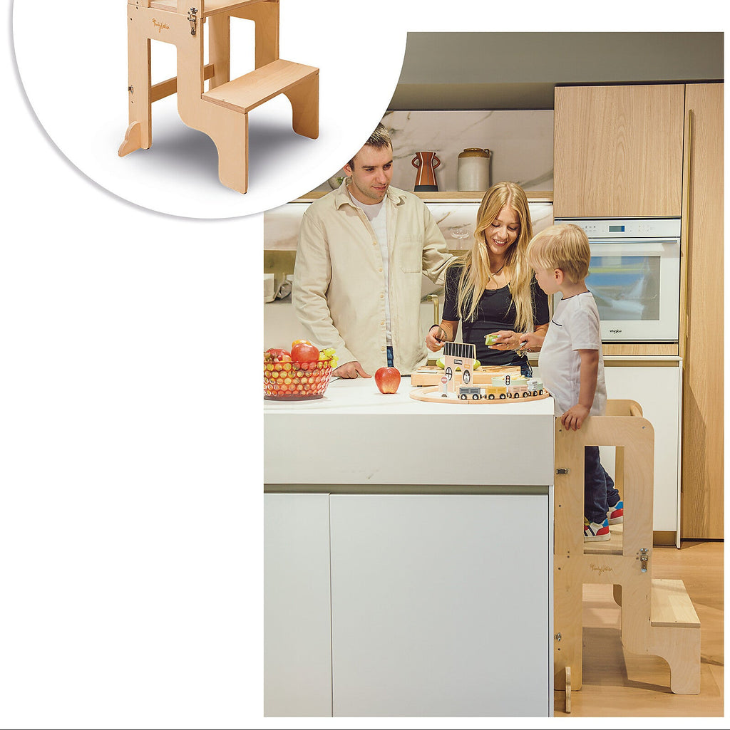 TORRE DI APPRENDIMENTO  MONTESSORI 2IN 1