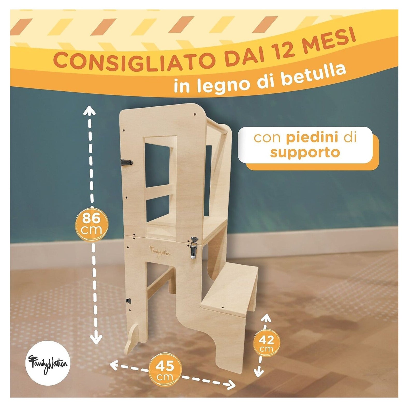TORRE DI APPRENDIMENTO  MONTESSORI 2IN 1