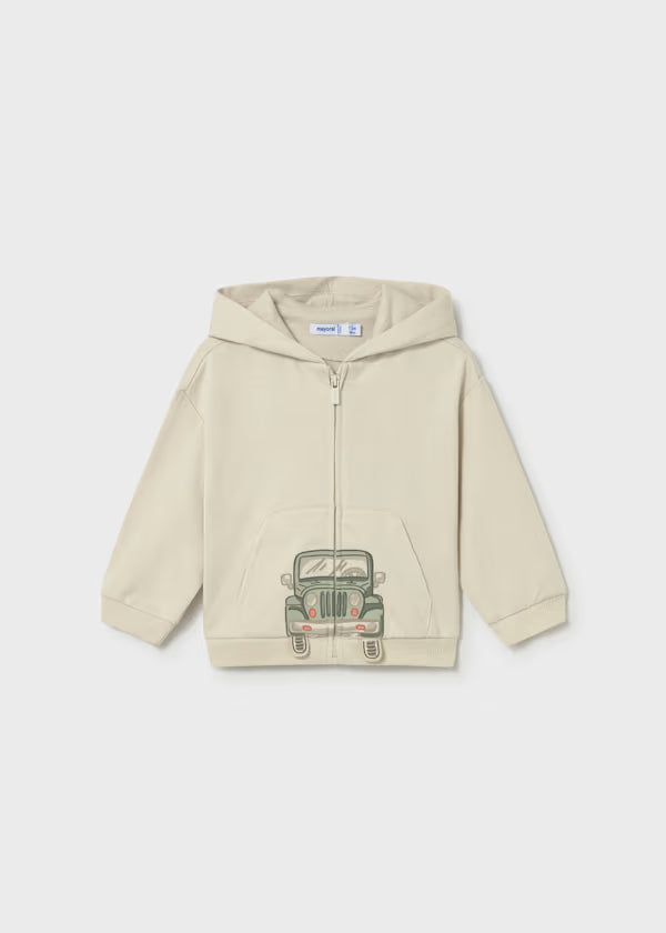 FELPA ZIP MACCHINA MAYORAL BOY