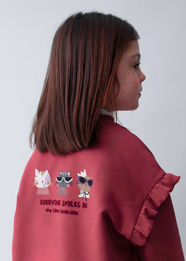 FELPA VPULANT MANICHE MAYORAL GIRL