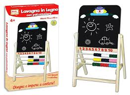 GIOCO LAVAGNA LEGNO CPALLOTTOLIERE
