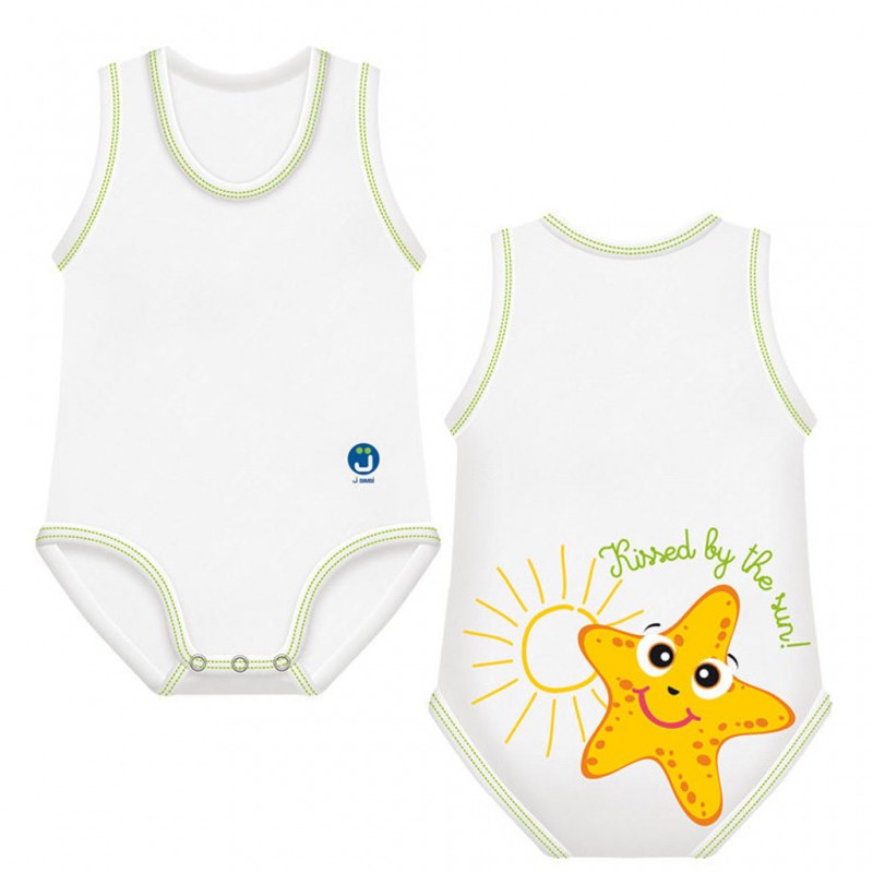 BODY SMANICATO 0/36 STELLA MARINA J BIMBI